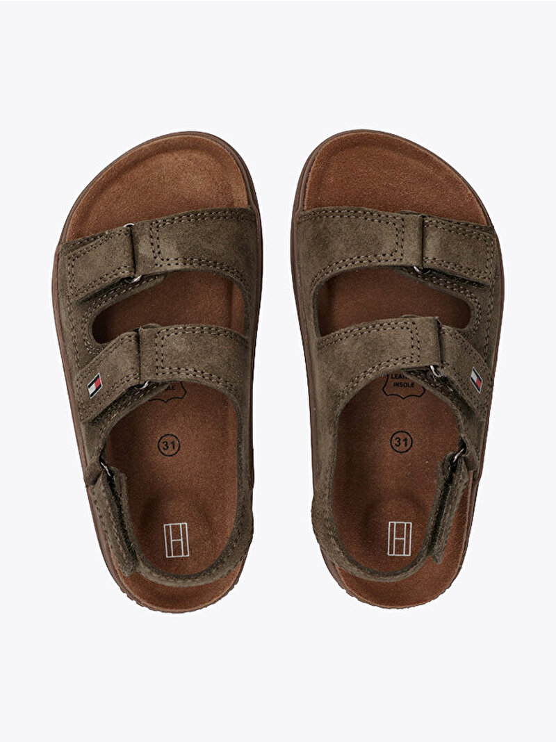 Çocuk Unisex Velcro Sandalet Yeşil EF00034394400