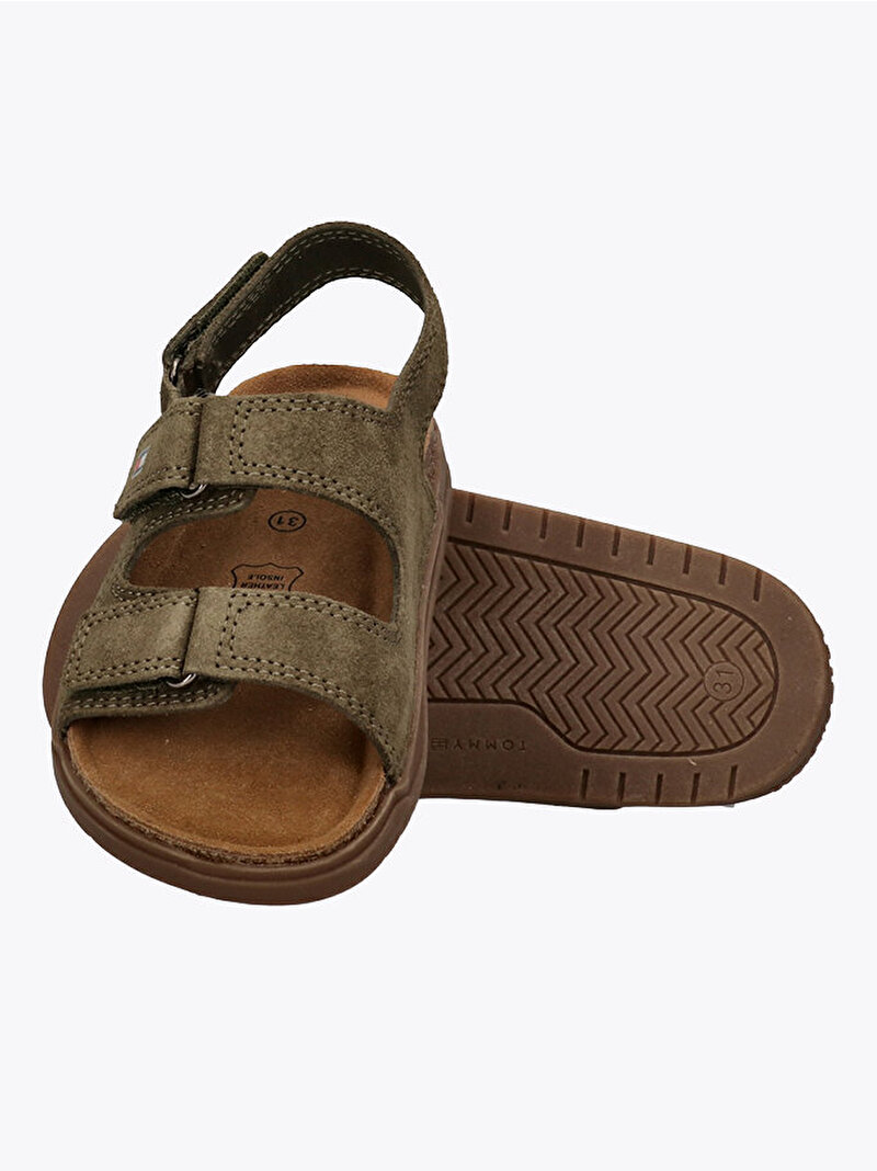 Çocuk Unisex Velcro Sandalet Yeşil EF00034394400