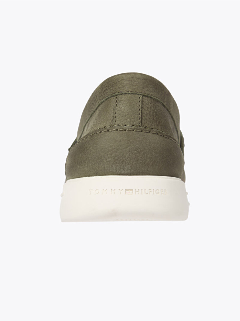 Erkek Tommy Hilfiger Nubuk Loafer Yeşil FM0FM05350RBN