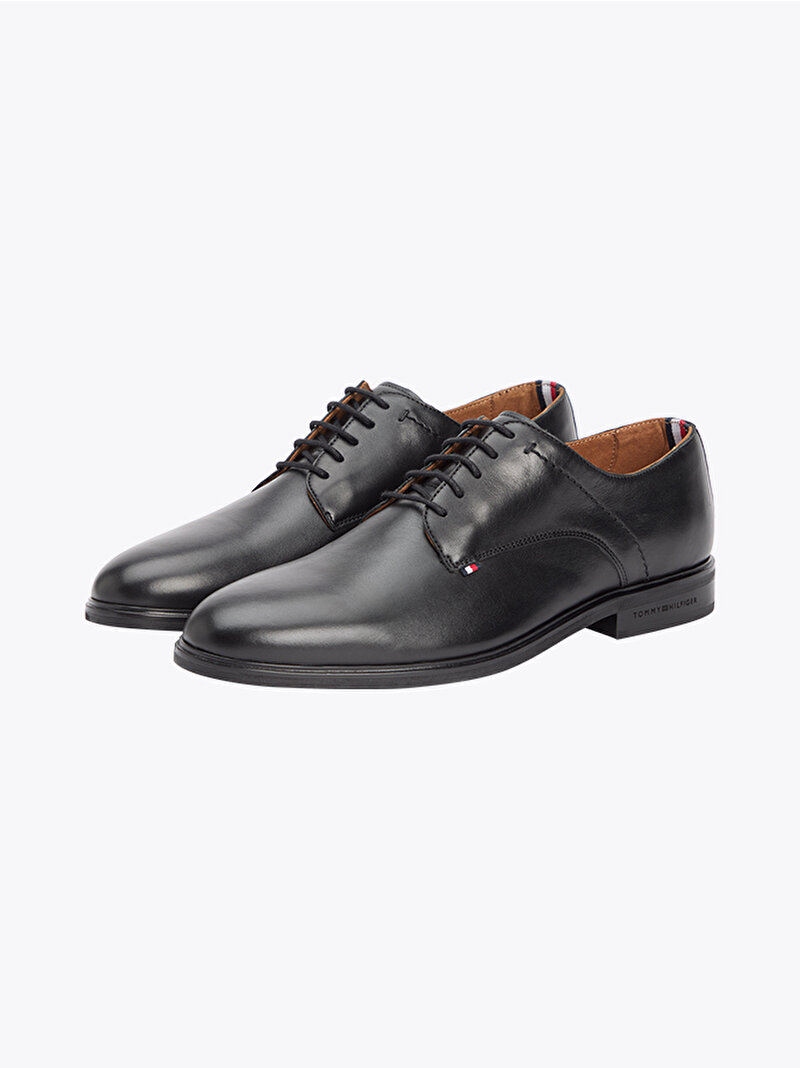 Erkek Hilfiger Thunit Klasik Ayakkabı Siyah FM0FM05533BDS
