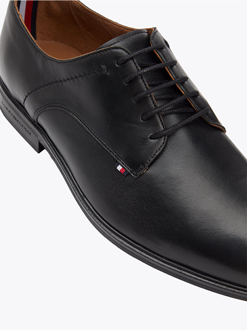 Erkek Hilfiger Thunit Klasik Ayakkabı Siyah FM0FM05533BDS