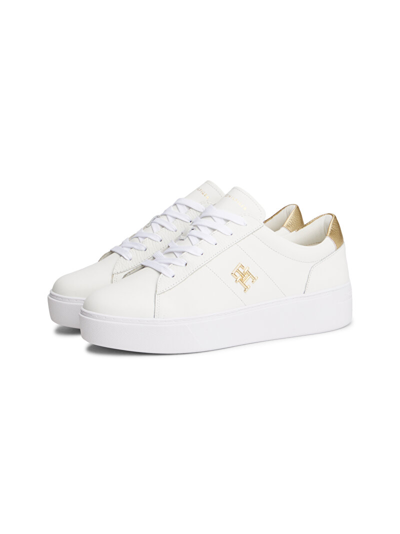 Kadın Platform Court Sneaker Beyaz  FW0FW08648YBS