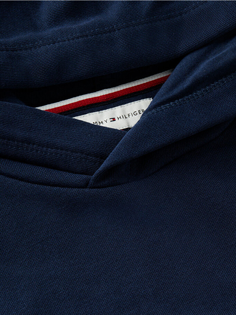 Erkek Çocuk Outline Flag Hoodie Lacivert KB0KB10899C1G
