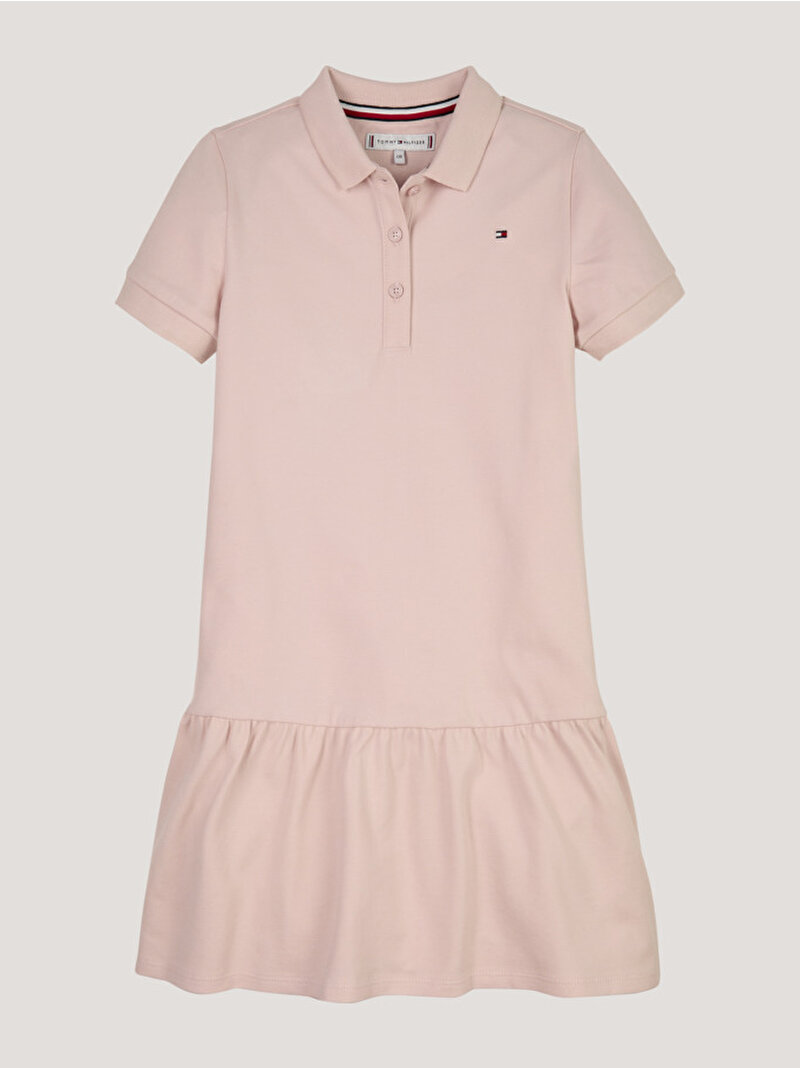 Kız Çocuk Essential Polo Elbise Pembe  KG0KG07777TJQ