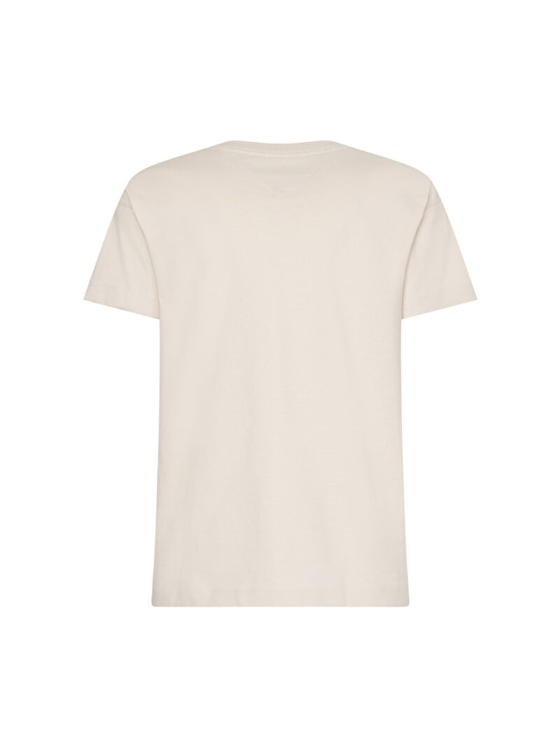 Erkek Archive Hilfiger Logo T-Shirt Beyaz  MW0MW29588AF4