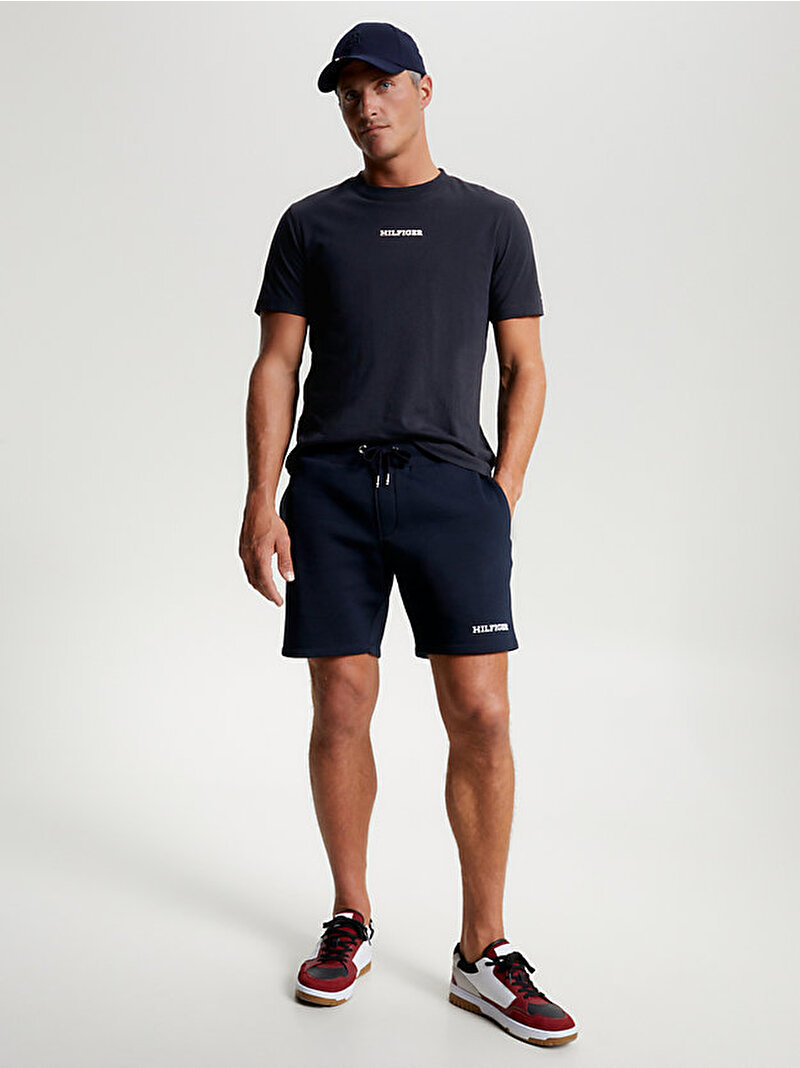 Erkek Monotype Small Chest T-shirt Lacivert MW0MW31538DW5