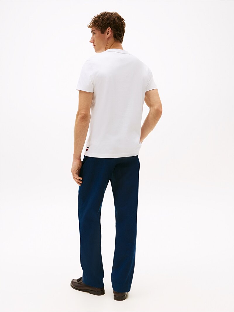 Erkek Luxury Interlock T-Shirt Beyaz MW0MW33202YBR