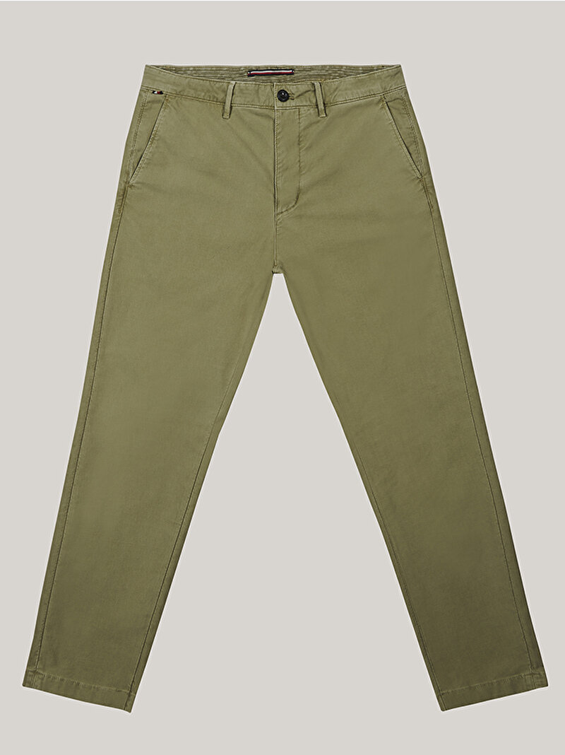 Erkek Chino Harlem Gabardin Pantolon Yeşil MW0MW33913L9F