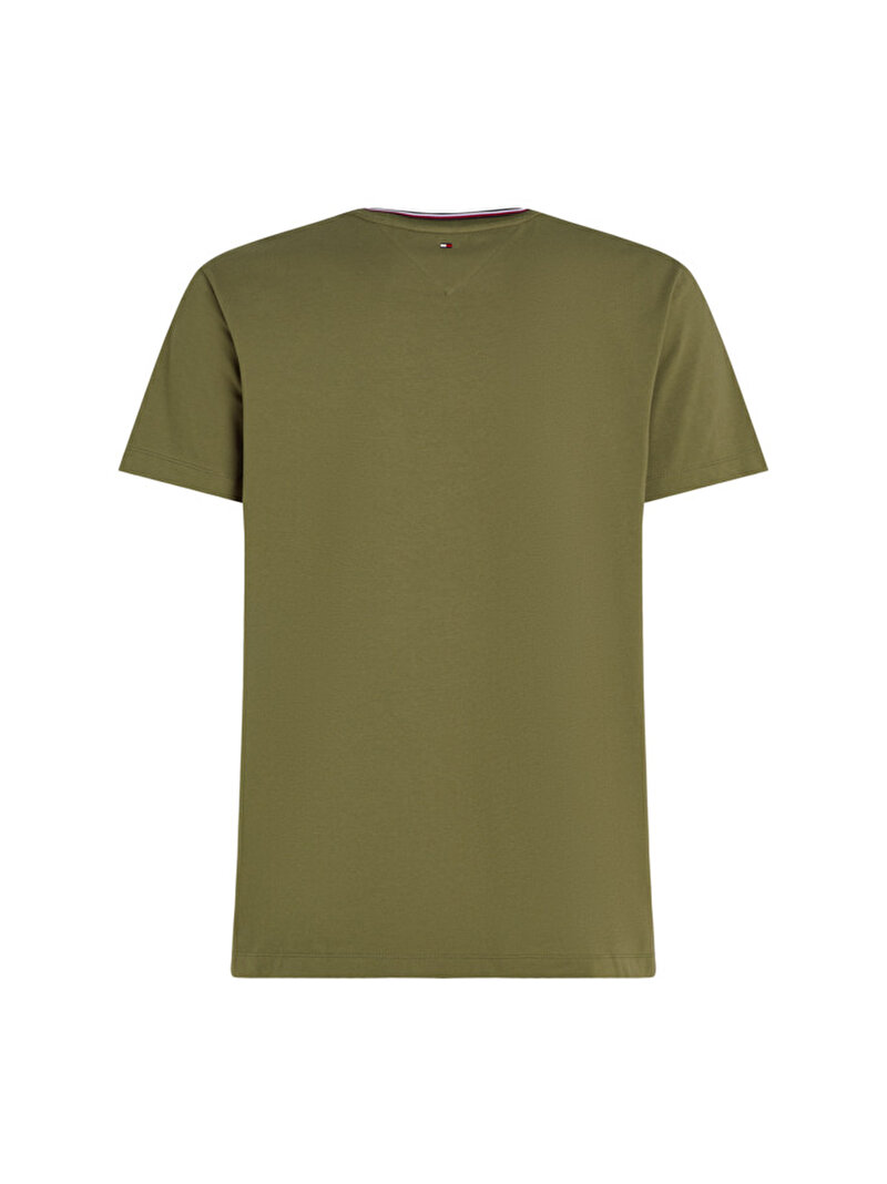 Erkek Badge S/S T-Shirt Yeşil MW0MW34206RBN