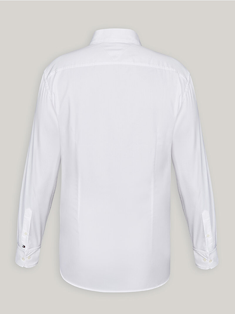Erkek Dc Flex Poplin Solid Gömlek Beyaz  MW0MW34634YCF