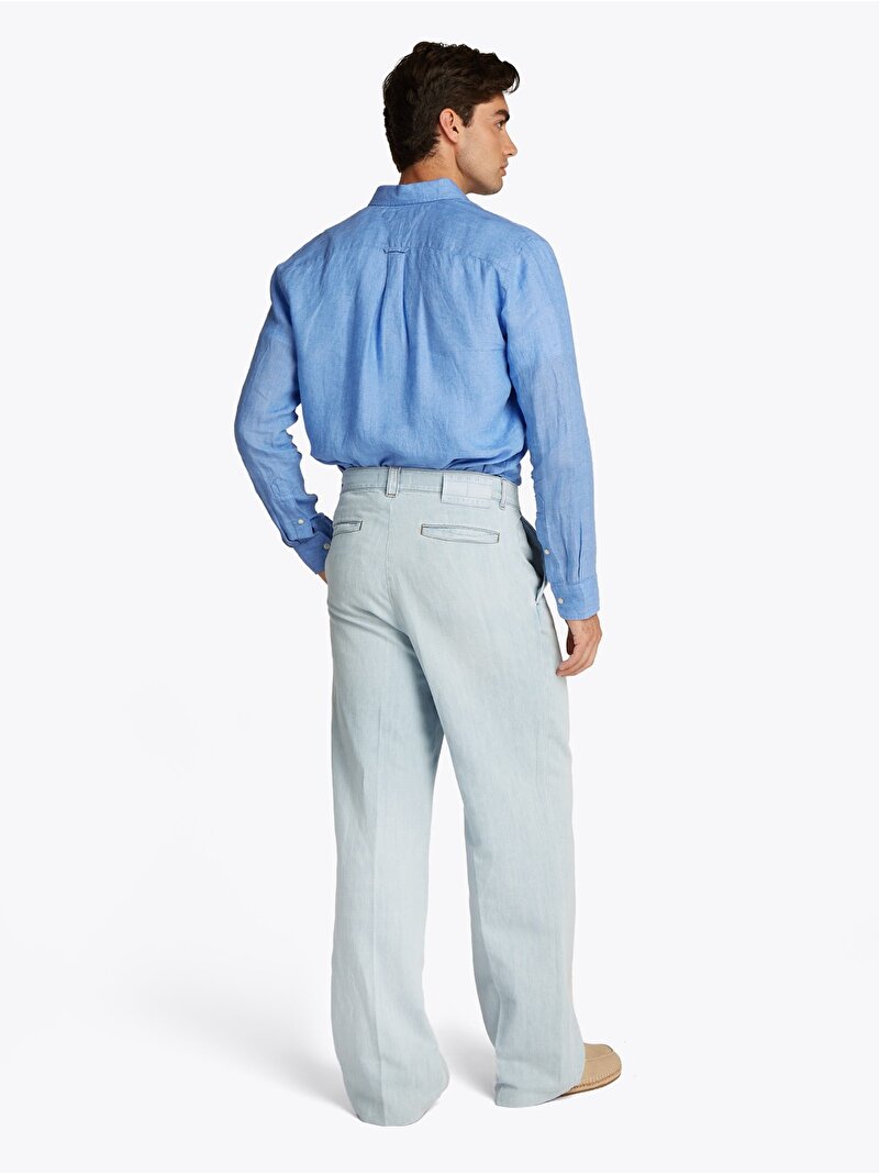 Erkek Chino 5-Pkt Light Jean Pantolon Mavi  MW0MW385201AH