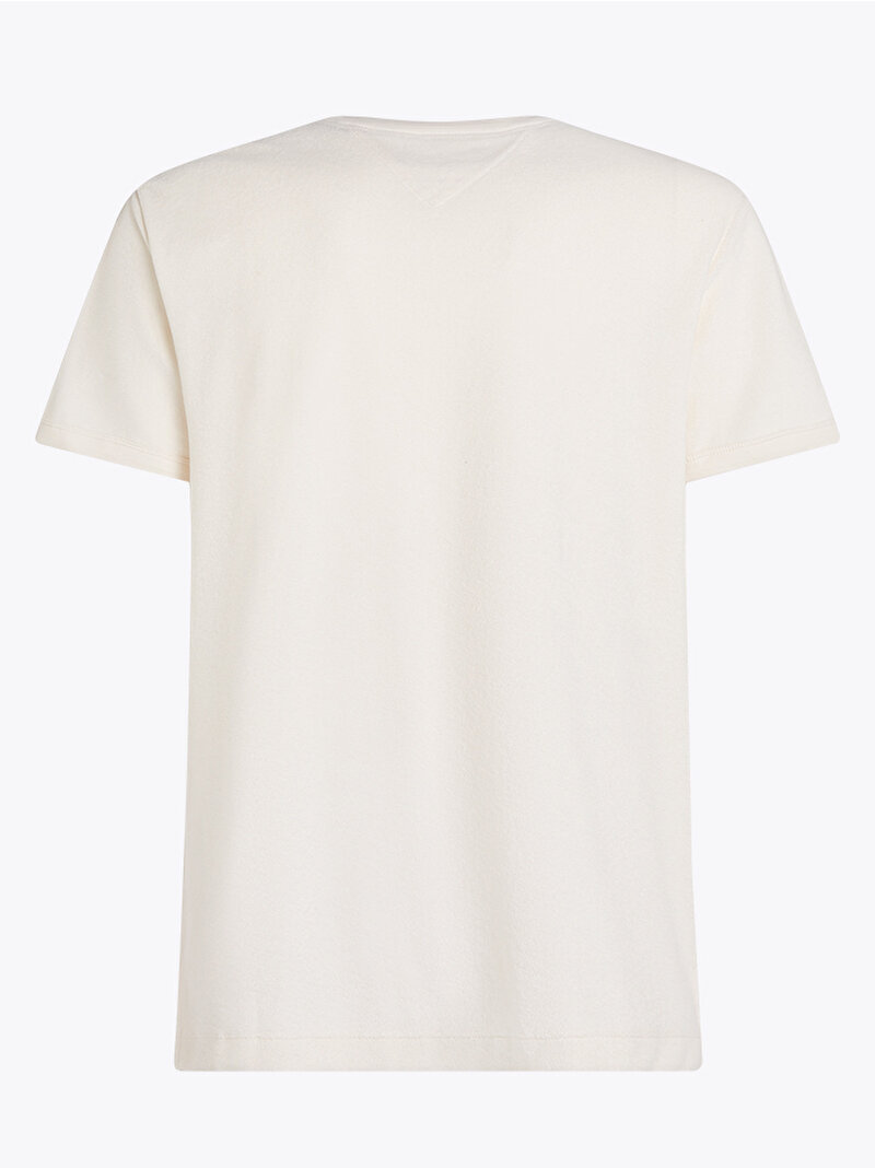 Erkek Terry Towelling T-Shirt Ekru MW0MW38646Z00