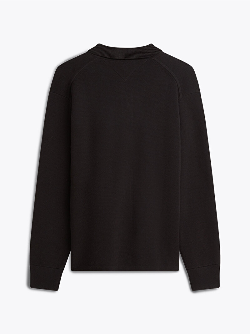 Erkek Full Milano Polo Kazak Siyah MW0MW41651BDS