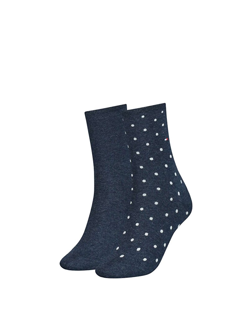 Kadın 2Li Th Kadın Sock Dot Çorap Mavi  S100001493004