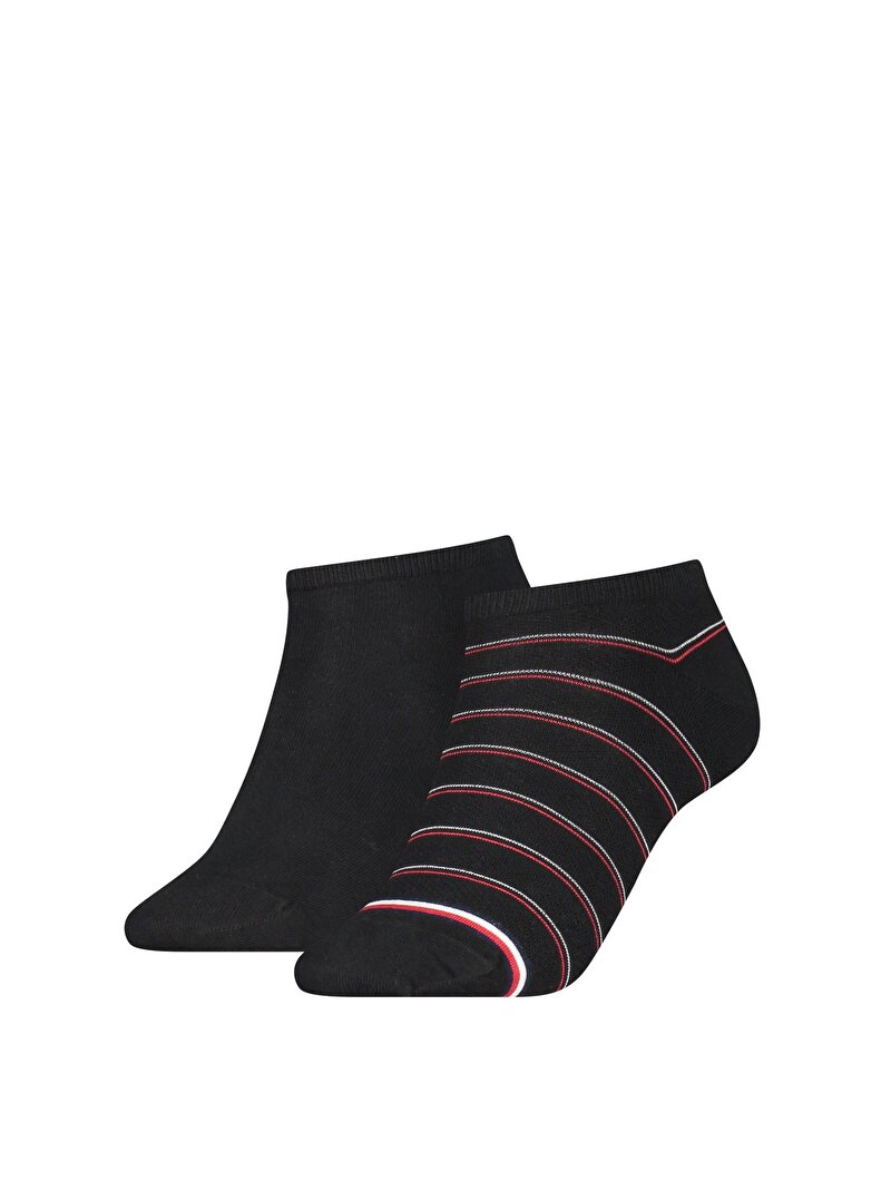 Kadın 2Li Paket TH Kadın Sneaker Çorap Siyah S100002818004