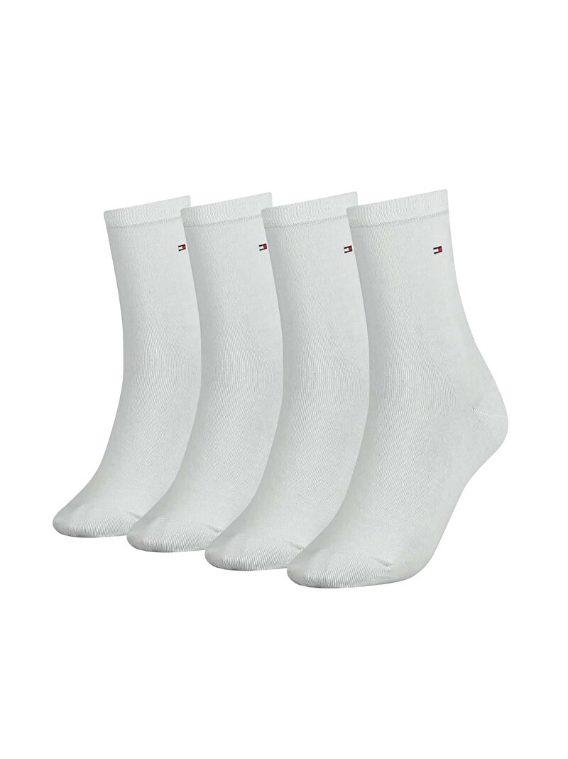Kadın 4'Lü Sneaker Çorabı Beyaz  S701219560003