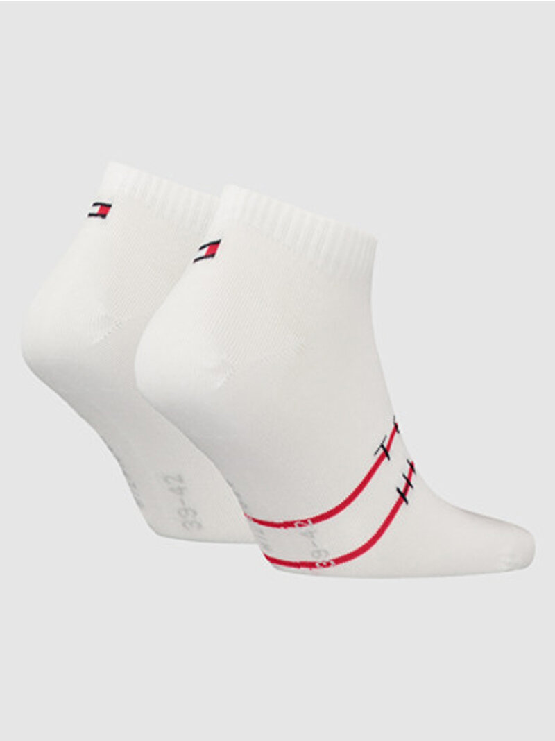 Erkek 2'Li Sneaker Çorabı Beyaz  S701222188001