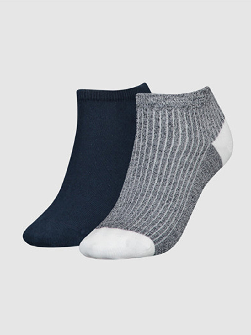 Kadın 2'Li Sneaker Çorabı Lacivert S701222651002