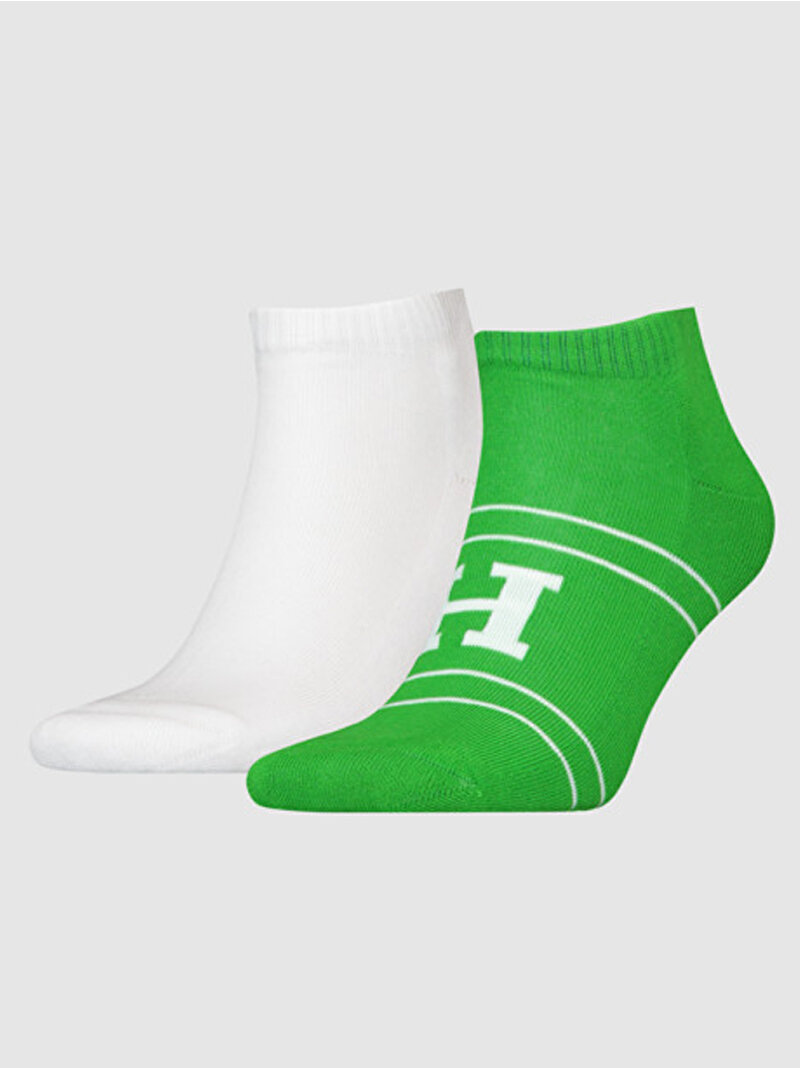 Erkek 2'Li Sneaker Çorabı Yeşil S701224100003