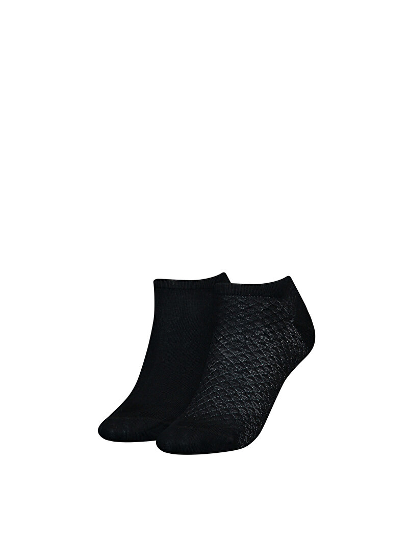 Kadın Sneaker Çorabı Siyah S701227564001