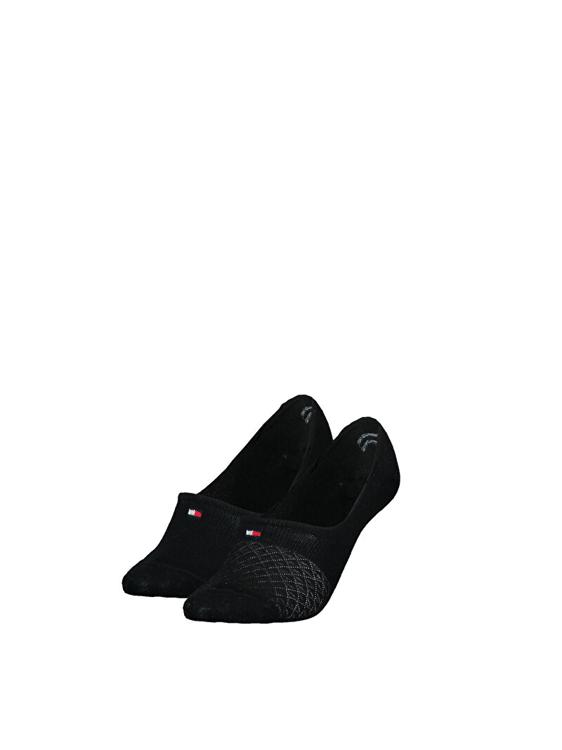 Kadın 2'Li Footie Çorap Siyah S701227565001