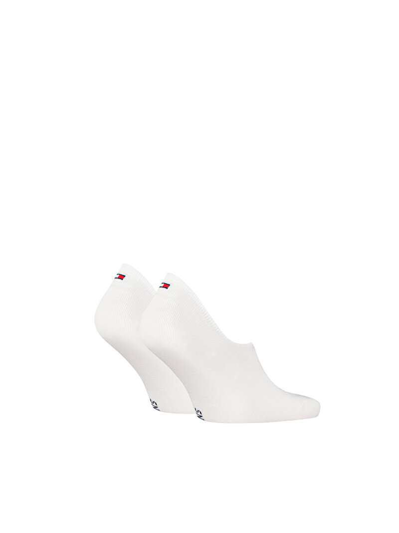 Unisex Footie 2'Li Çorap Beyaz  S701228224001