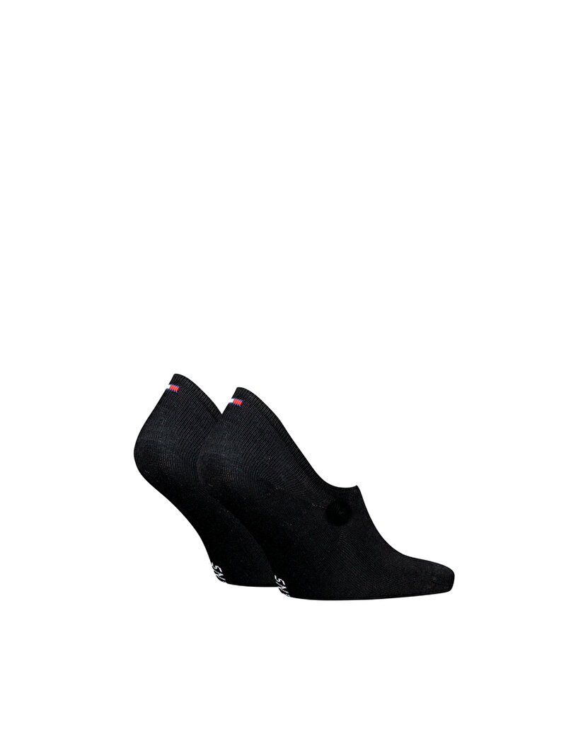 Unisex Footie 2'Li Çorap Siyah S701228224003