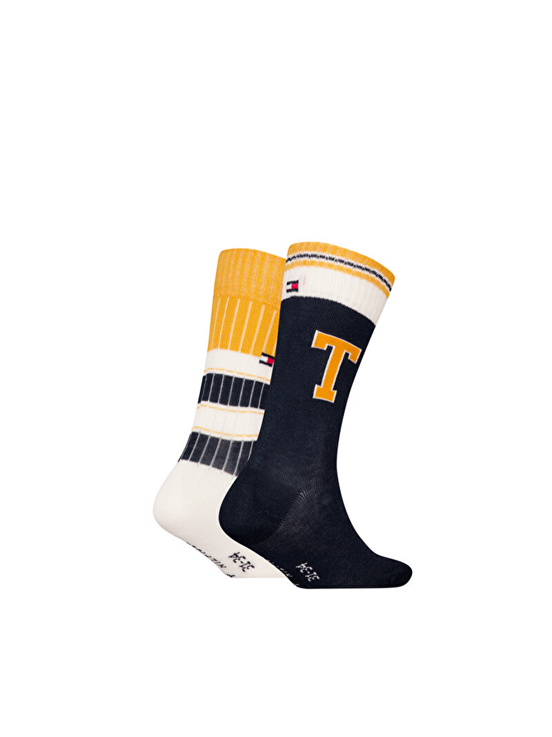 Çocuk Unisex 2'Li Çorap Lacivert S701229868001