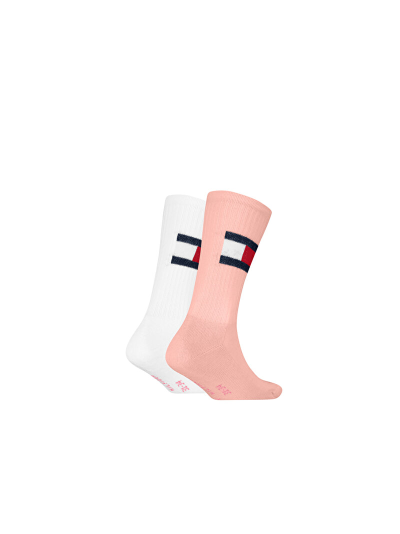 Çocuk Unisex 2'li Paket Çorap Pembe  S701229940006