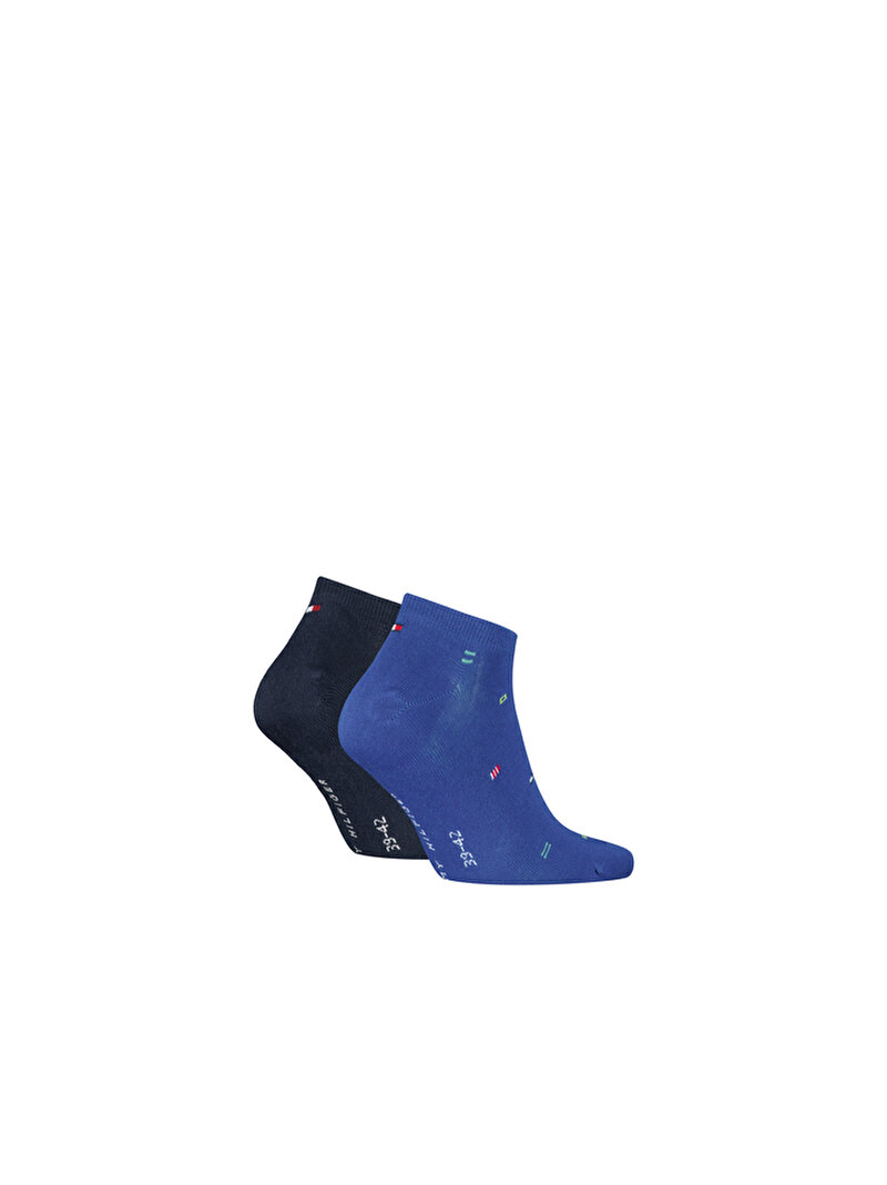 Erkek 2'li Paket Sneaker Çorabı Mavi  S701232935003