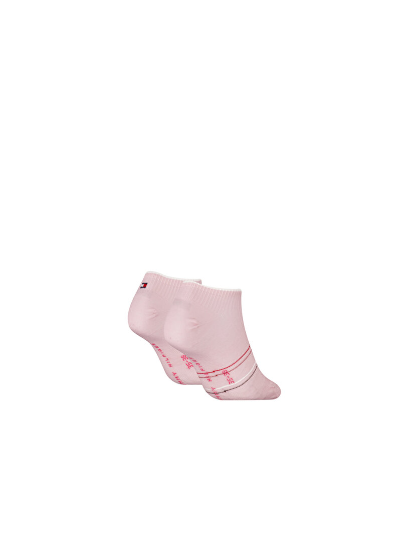 Kadın 2'li Paket Sneaker Çorabı Pembe  S701232978003