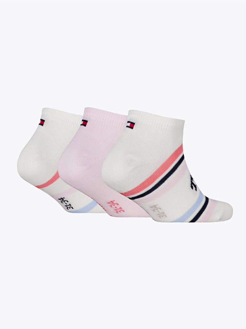 Çocuk Unisex TH 3'lü Paket Sneaker Çorabı Pembe S701238515002