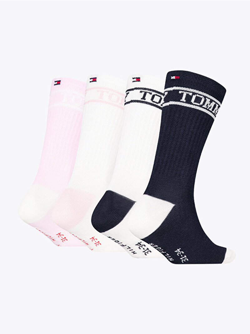 Çocuk Unisex TH 4'lü Paket Spor Çorap Çok renkli S701241400002