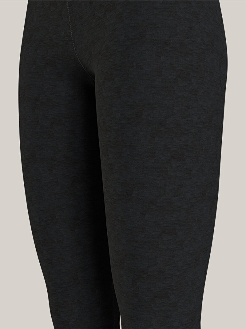 Kadın Heritage Slim Hilfiger Tayt Siyah WW0WW37347BDS