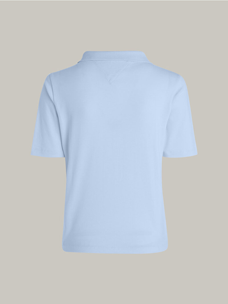 Kadın 1985 Reg Pique Polo T-Shirt Mavi  WW0WW37820C1Y