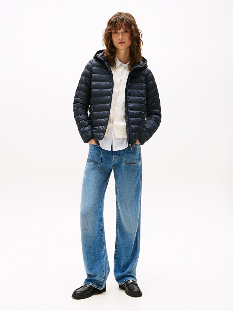 Kadın Lw Padded Global Puffer Mont Lacivert WW0WW42046DW5