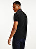 Erkek Siyah Organik Pamuk Slim Fit Polo Yaka T-Shirt 