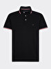 Erkek Siyah Organik Pamuk Slim Fit Polo Yaka T-Shirt 