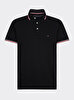Erkek Siyah Organik Pamuk Slim Fit Polo Yaka T-Shirt 