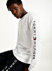 Erkek Tommy Logo Uzun Kollu T-Shirt