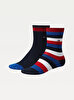 Çocuk Unisex Basic Stripe Çorap