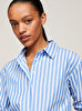 Kadın Smd Stripe Easy Fit Gömlek