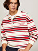 Erkek Monotype Stripe Rugby Polo T-Shirt