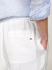 Kadın Casual Linen Taper Pantolon
