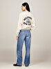 Kadın Crop Varsity Zipup Sweatshirt