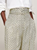 Kadın Foulard Belted Pantolon