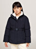 Kız Çocuk Teddy Collar Mid Puffer Mont