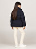 Kız Çocuk Teddy Collar Mid Puffer Mont