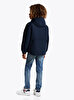 Erkek Çocuk Ribstop Padded Kapüşonlu Puffer Mont