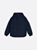 Erkek Çocuk Ribstop Padded Kapüşonlu Puffer Mont